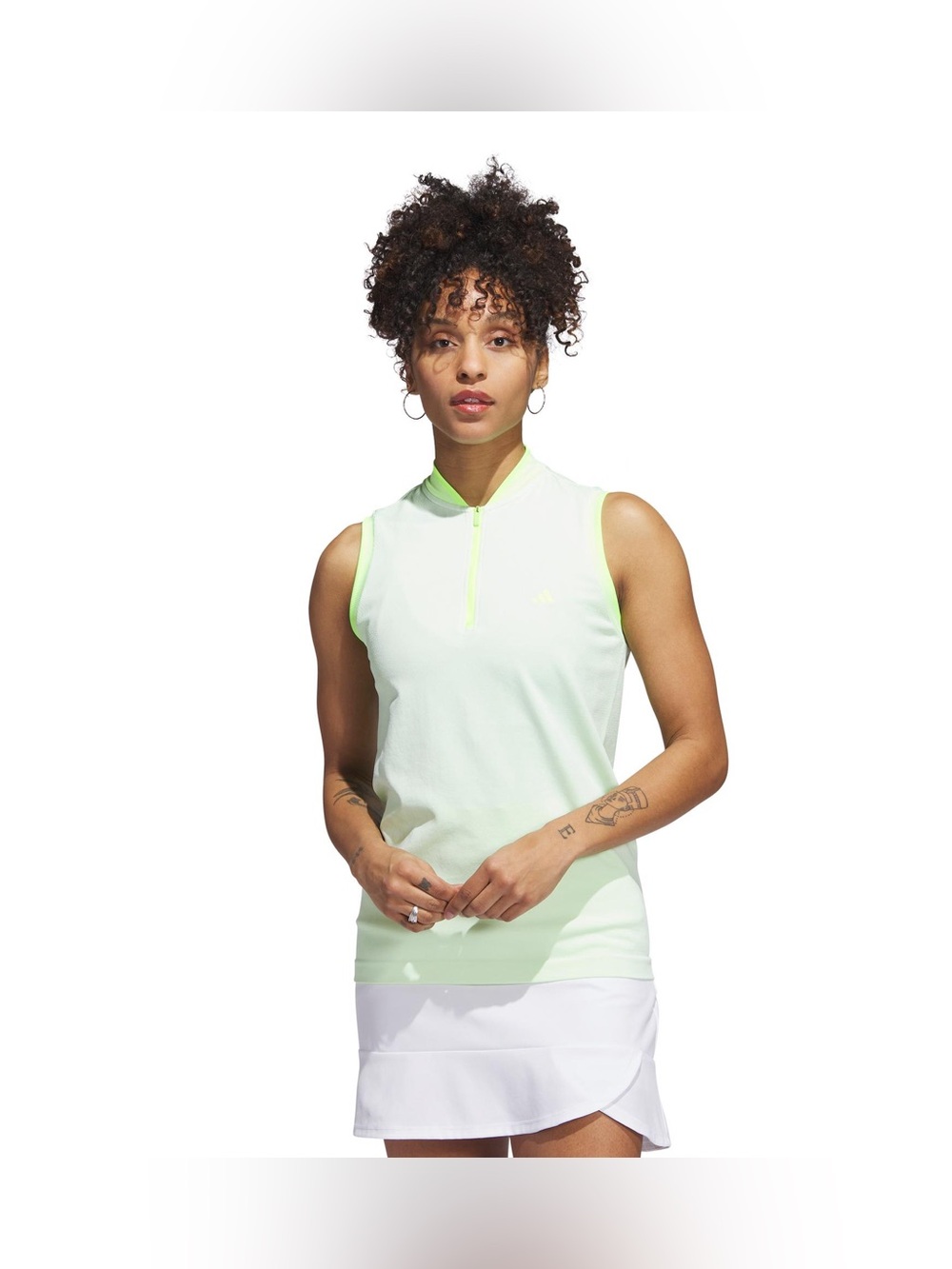 Adidas Ultimate365 Tour PRIMEKNIT Women's Sleeveless Golf Polo Shirt NWT XS